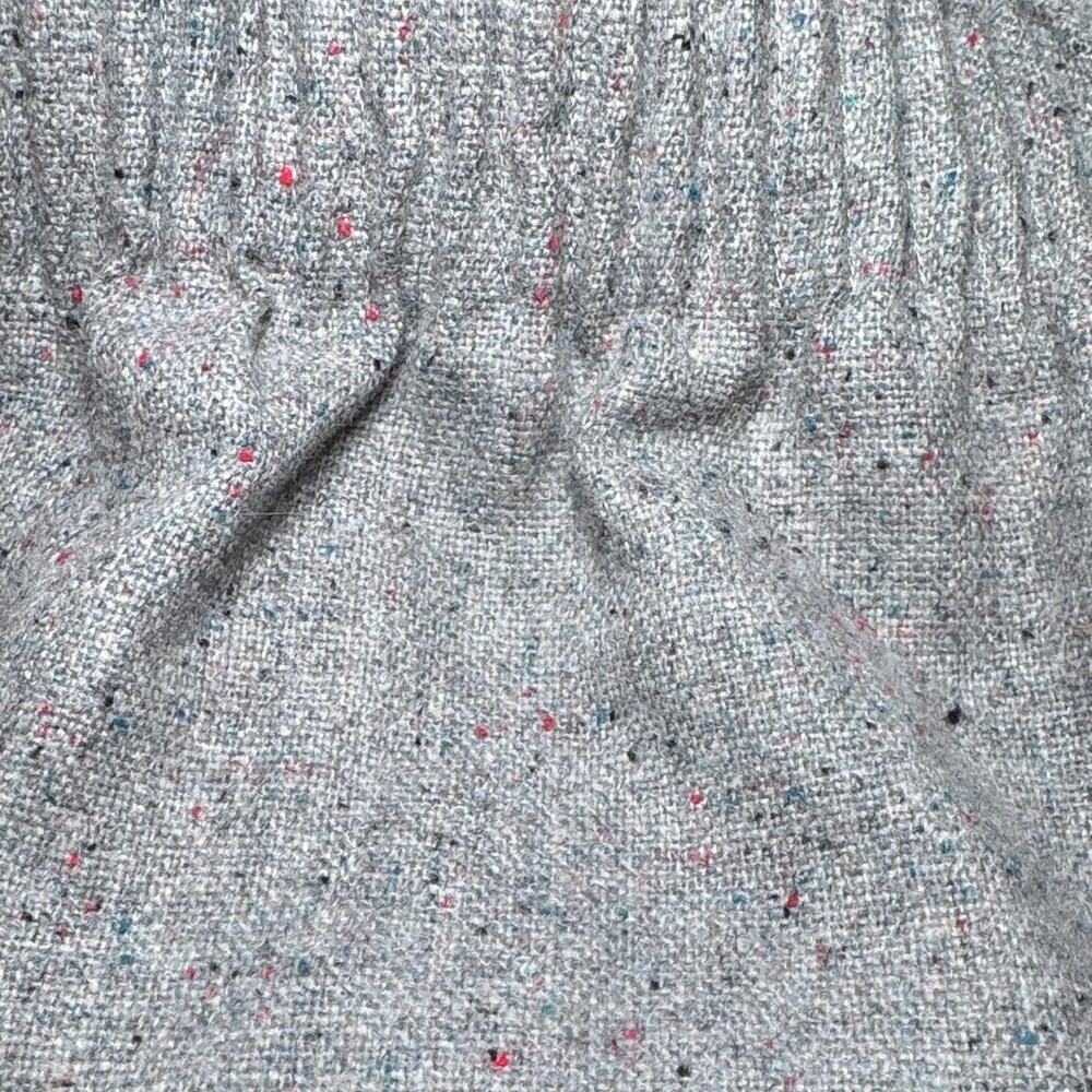 J. Crew Heather Gray speckled Mini Skirt - Picture 3 of 4